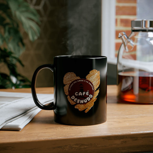 Taza de Ceramica Negra (11oz, 15oz)